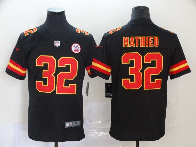 Men Kansas City Chiefs #32 Mathieu Black Nike Vapor Untouchable Limited NFL Jersey->kansas city chiefs->NFL Jersey